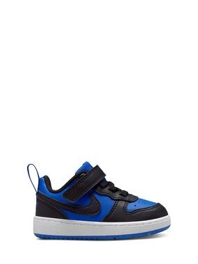Nike x TODDLER'S COURT BOROUGH LOW SNEAKERS IN BLUE/BLACK - Size 4C